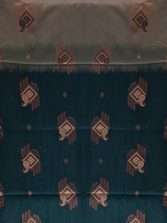 Aarvika – The Graceful Green Copper Drape