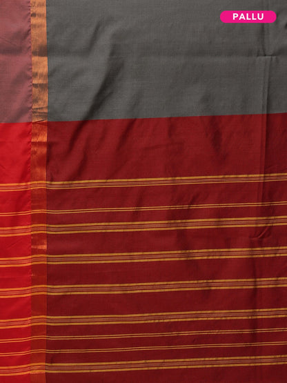 Sharini - The Grey Maroon Elegance