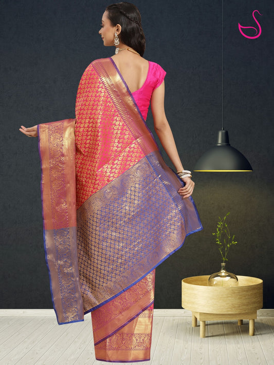 Vyanika – The Magenta Brocade Elegance