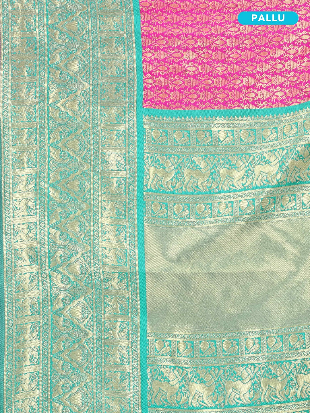 Samira – The Magenta Teal Splendour