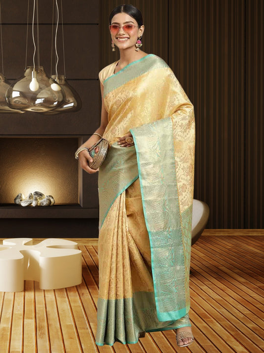 Iraaya – The Beige and Teal Ethnic Elegance
