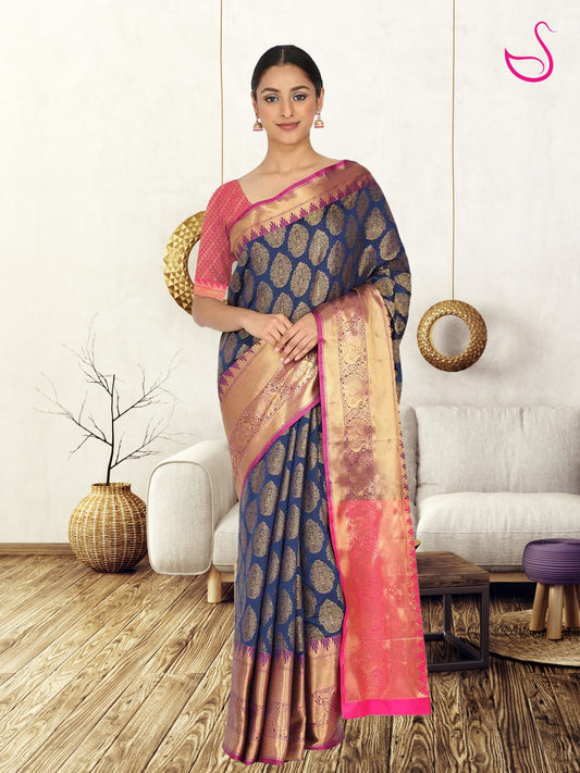 Yogitha – The Navy Blue Grandeur