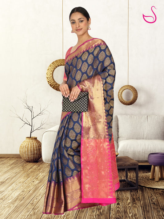 Yogitha – The Navy Blue Grandeur