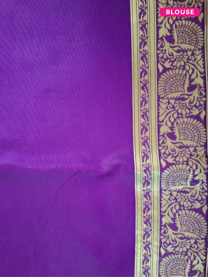 Vrisya – The Regal Purple Chanderi Charm