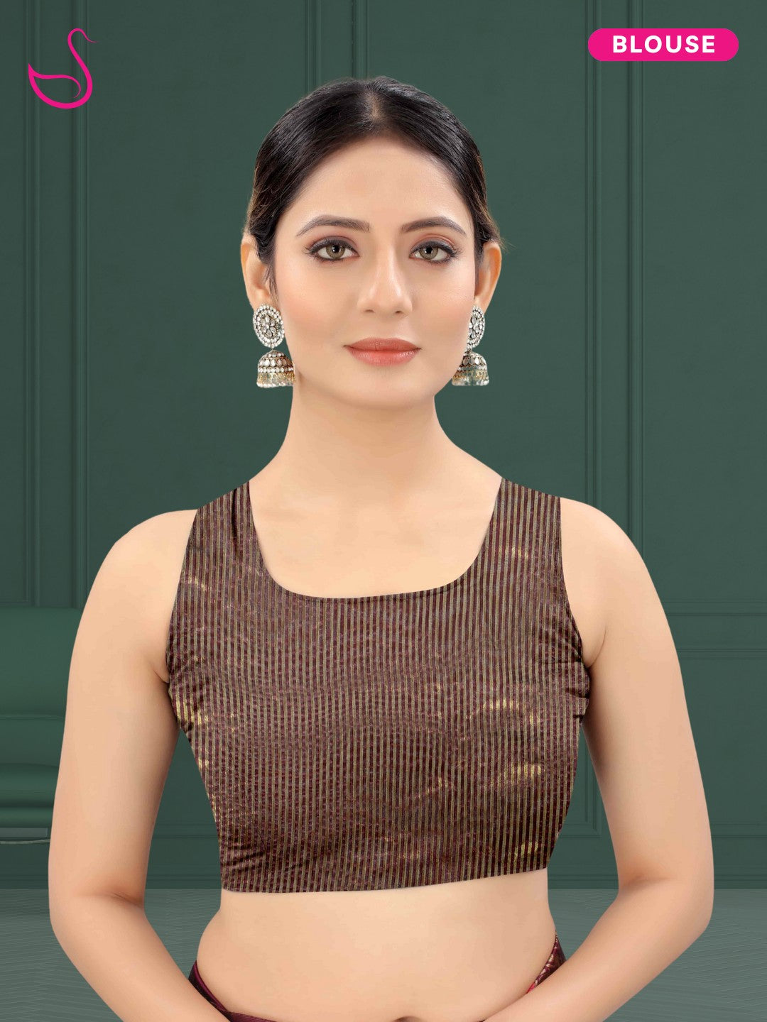 Vamika – The Wine & Gold Poise