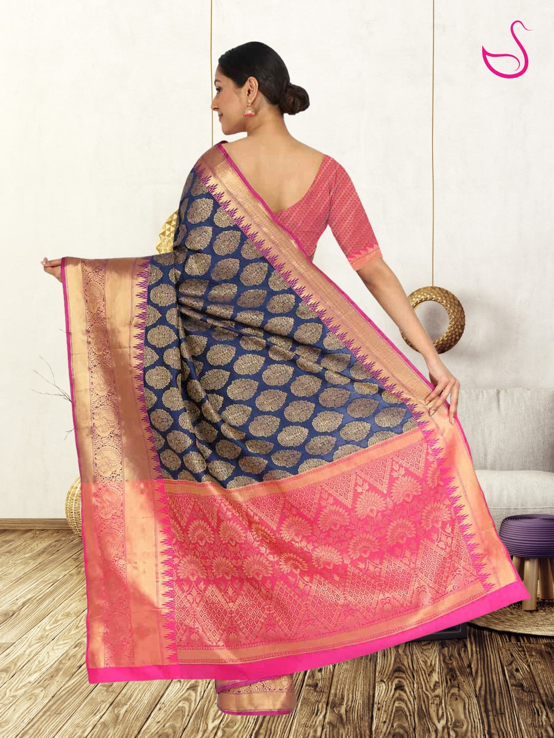 Yogitha – The Navy Blue Grandeur