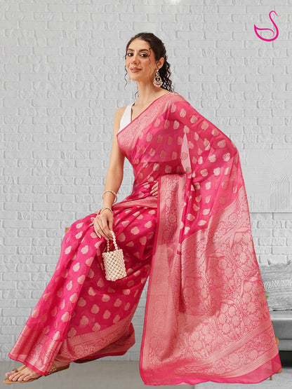 Ruhika – The Blooming Fuchsia Weave