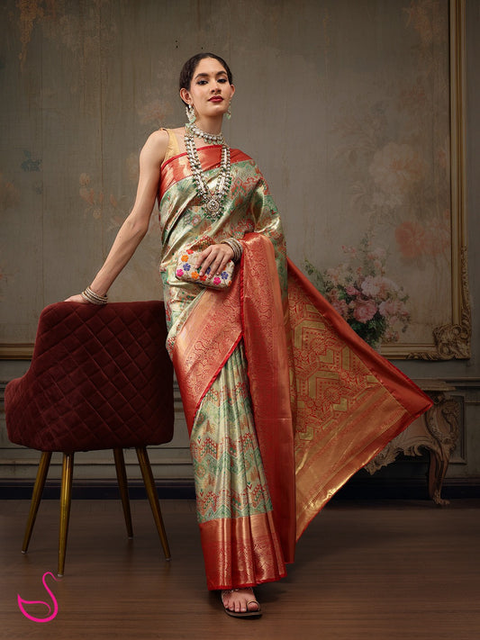 Tarangika – The Blooming Chevron Weave