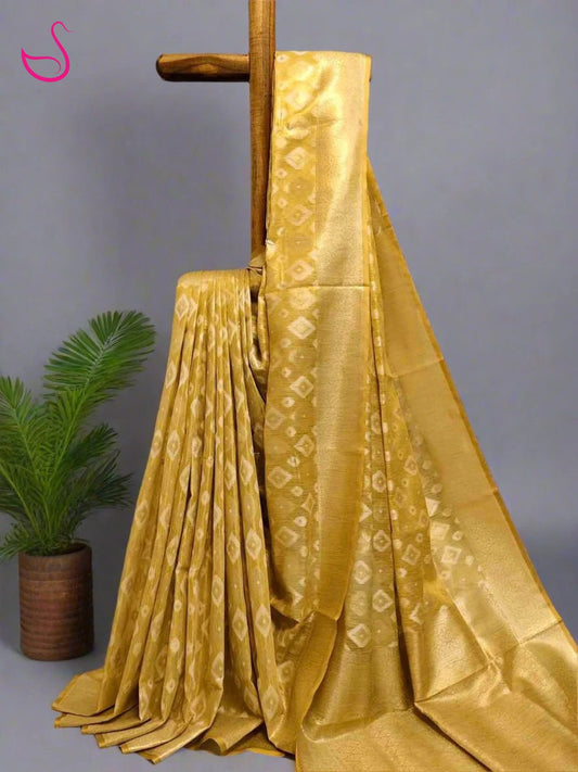 Kanira - The Mustard Ikat Muse
