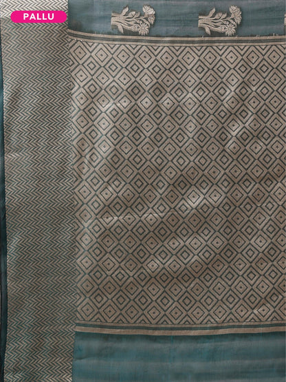 Pravanya – Ocean Teal Draped in Silver Grace