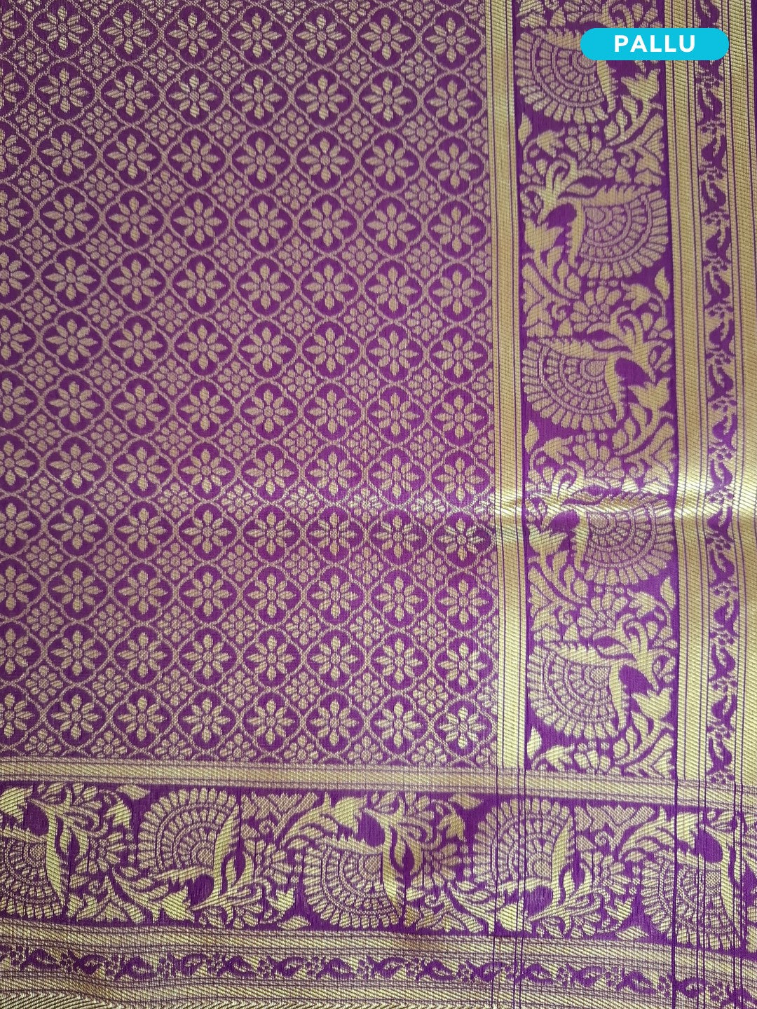 Vrisya – The Regal Purple Chanderi Charm
