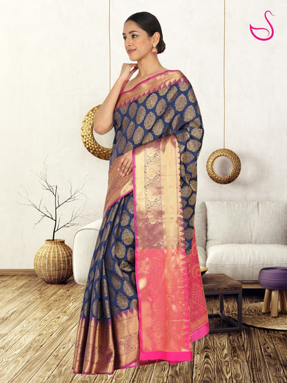 Yogitha – The Navy Blue Grandeur