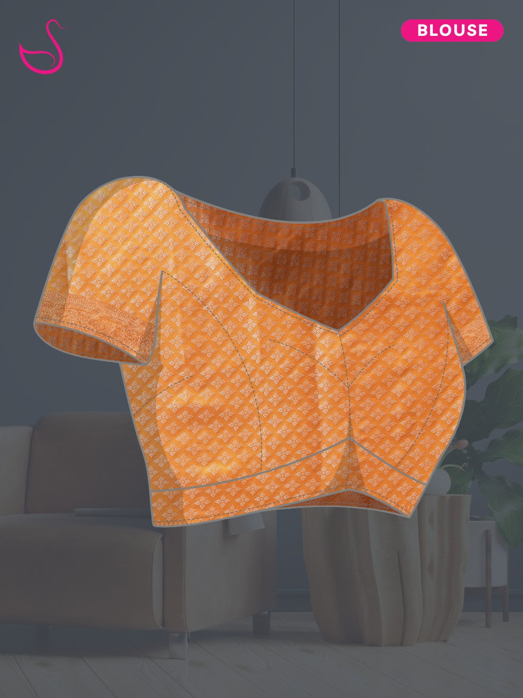 Sampriti – Golden Glow in Woven Splendor