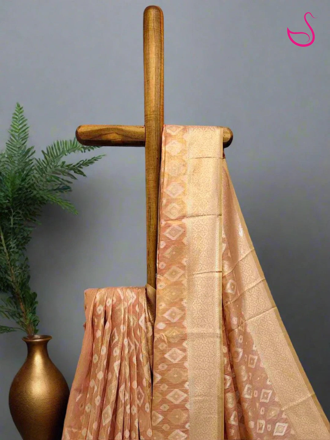 Anvitha - The Peach Gold Allure
