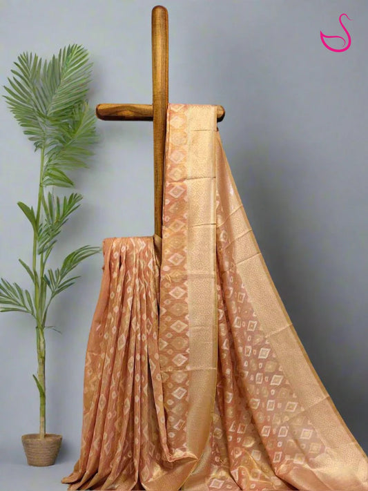 Anvitha - The Peach Gold Allure