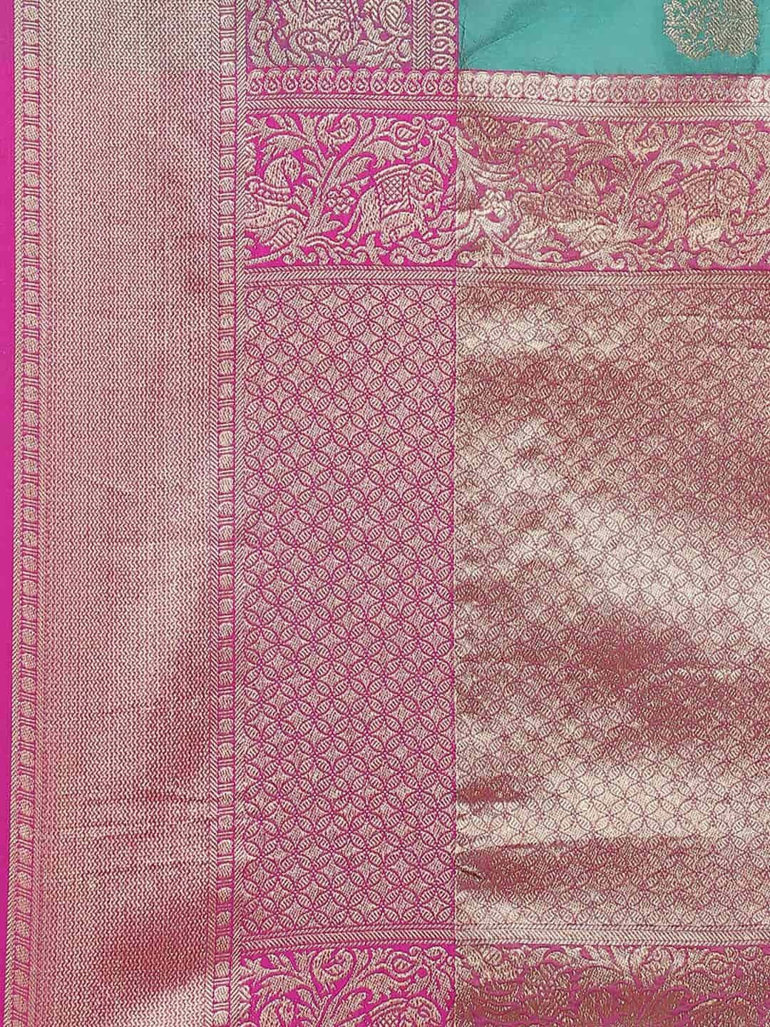 Pranithi – The Enchanting Teal Weave