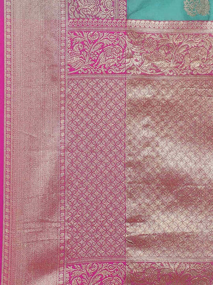 Pranithi – The Enchanting Teal Weave
