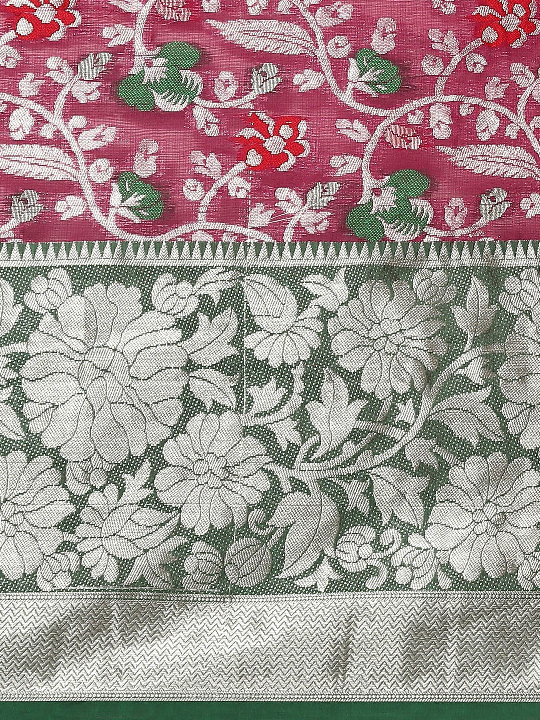 Pravira - The Magenta Blossom Weave