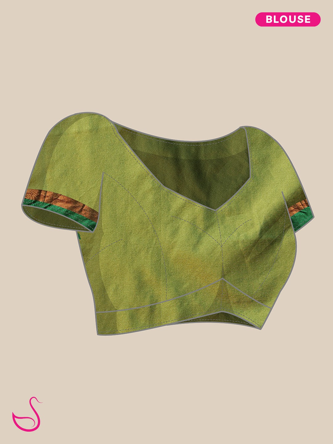 Sarvani - The Mustard Emerald Harmony